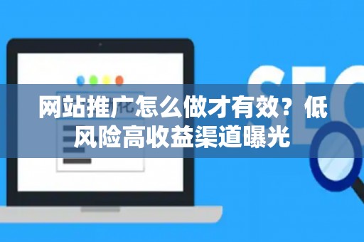 网站推广怎么做才有效?低风险高收益渠道曝光 网站推广怎么做才有效?低风险高收益渠道曝光